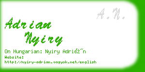 adrian nyiry business card